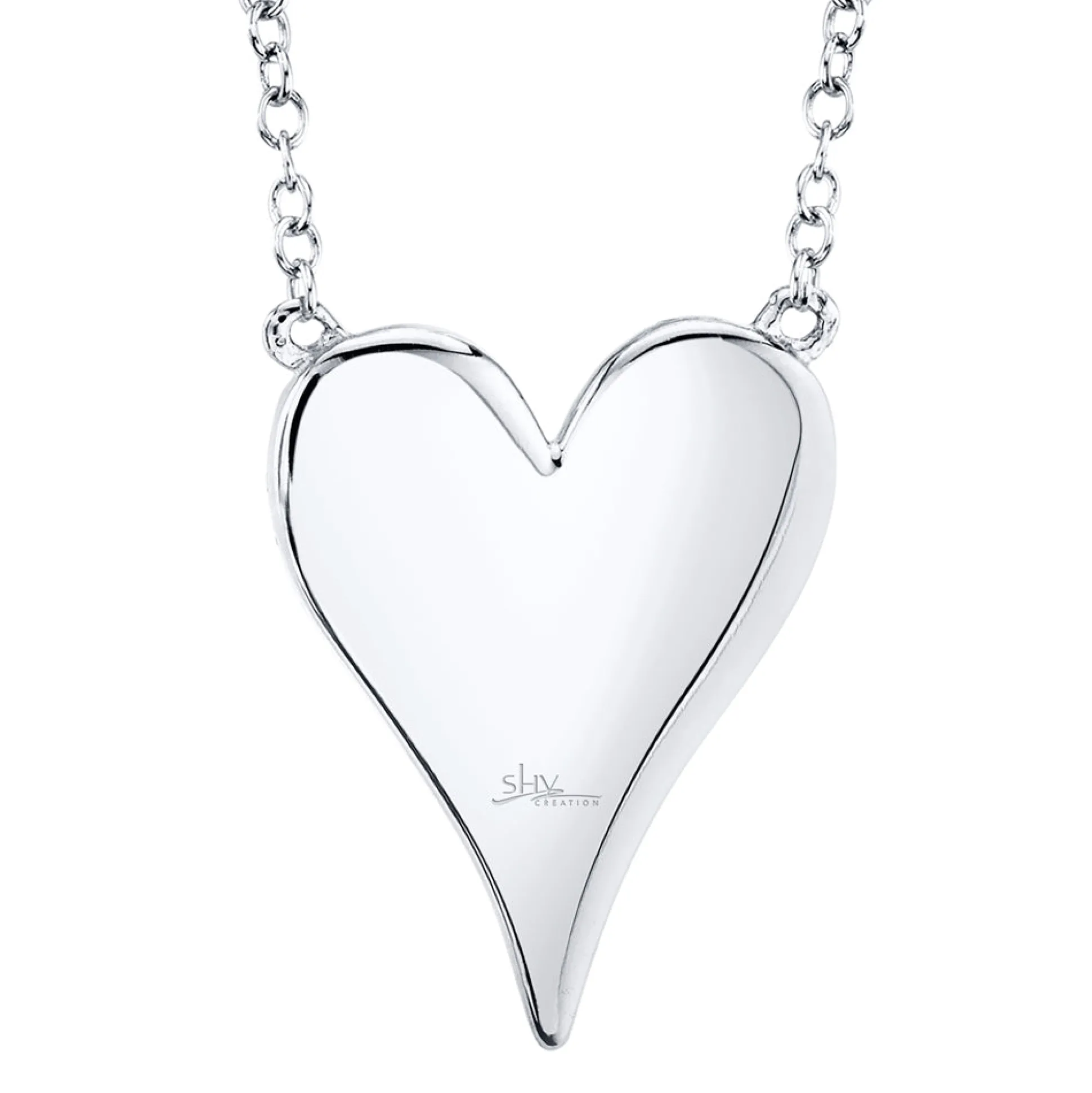 Amor 0.21 Ct Diamond Pave Heart Pendant Necklace