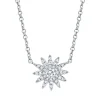 Aurora 0.15 Ct. Diamond Starburst Pendant Necklace