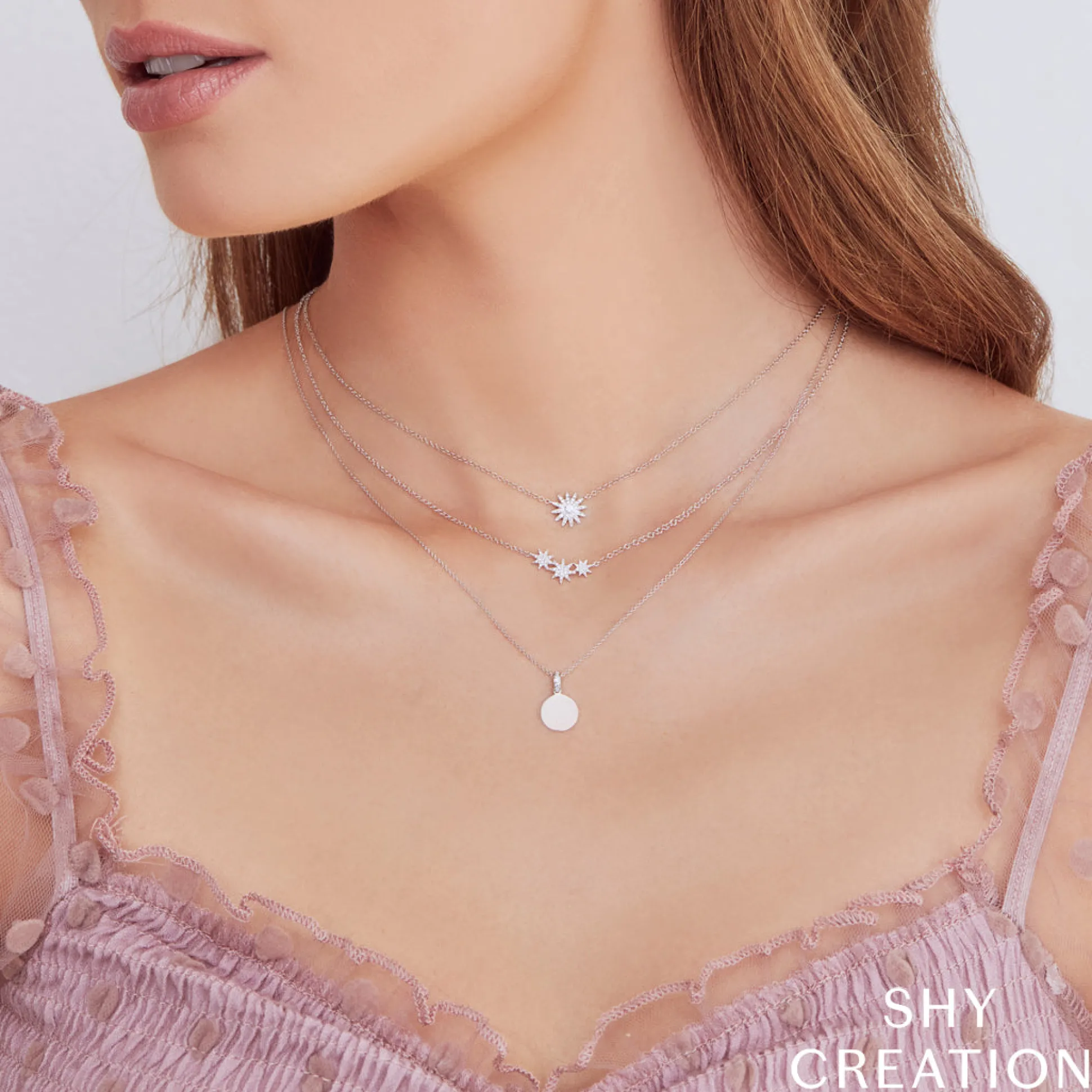 Aurora 0.15 Ct. Diamond Starburst Pendant Necklace