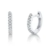 0.04 Ct. Classic Diamond Huggie Earrings - Mini