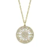 0.32CT DIAMOND & 2.88CT MOTHER OF PEARL NECKLACE