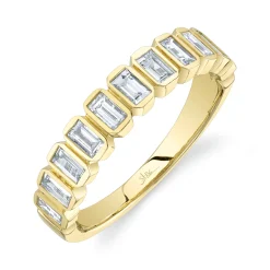 0.78CT DIAMOND BAGUETTE BAND