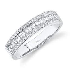 0.55CT DIAMOND BAGUETTE BAND