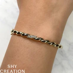 0.13CT DIAMOND BANGLE