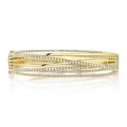 1.64CT DIAMOND BRIDGE BANGLE