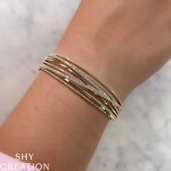 1.64CT DIAMOND BRIDGE BANGLE