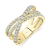 0.79CT DIAMOND BRIDGE RING