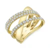 1.01CT DIAMOND BRIDGE RING