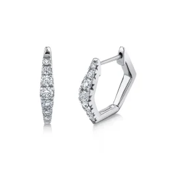 0.49CT DIAMOND HUGGIE EARRING