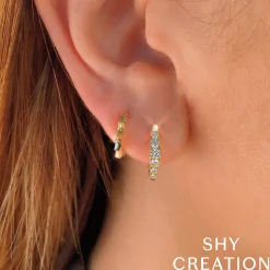 0.49CT DIAMOND HUGGIE EARRING