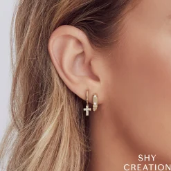 0.11CT DIAMOND HUGGIE EARRING