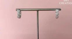 0.37CT DIAMOND HUGGIE EARRING