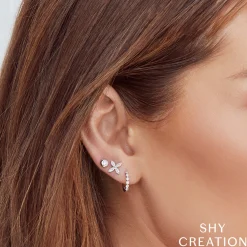 0.11CT DIAMOND HUGGIE EARRING