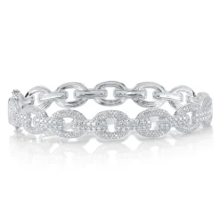 1.95CT DIAMOND LINK BANGLE