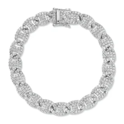 4.05CT DIAMOND LINK BRACELET