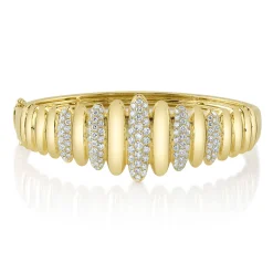 2.19CT DIAMOND PAVE BANGLE
