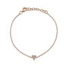 0.05CT DIAMOND PAVE HEART BRACELET