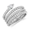 1.28CT DIAMOND PEAR RING