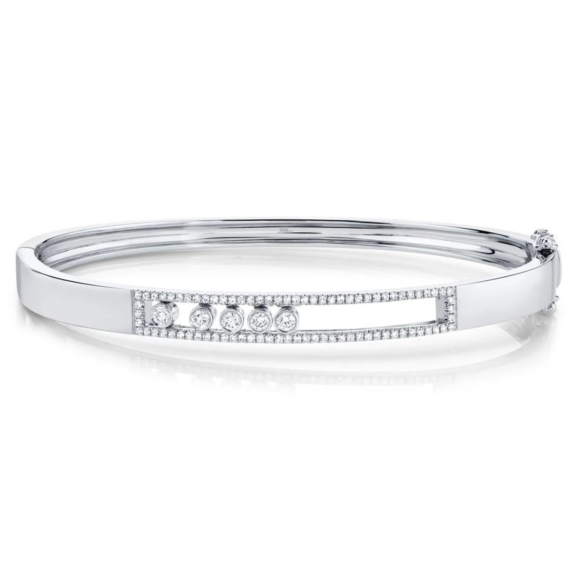 0.42CT DIAMOND SLIDER BANGLE