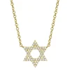0.11CT DIAMOND STAR OF DAVID NECKLACE