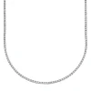 3.96CT DIAMOND TENNIS NECKLACE