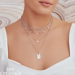 0.95CT DIAMOND TENNIS NECKLACE