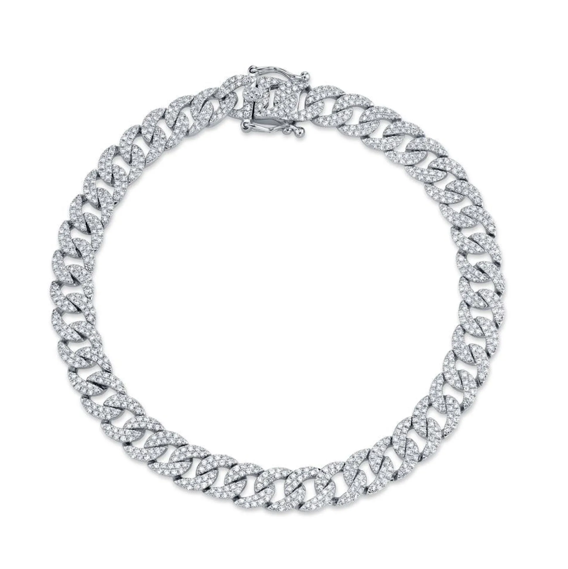 Havana 1.69 Ct. Diamond Pave Link Bracelet