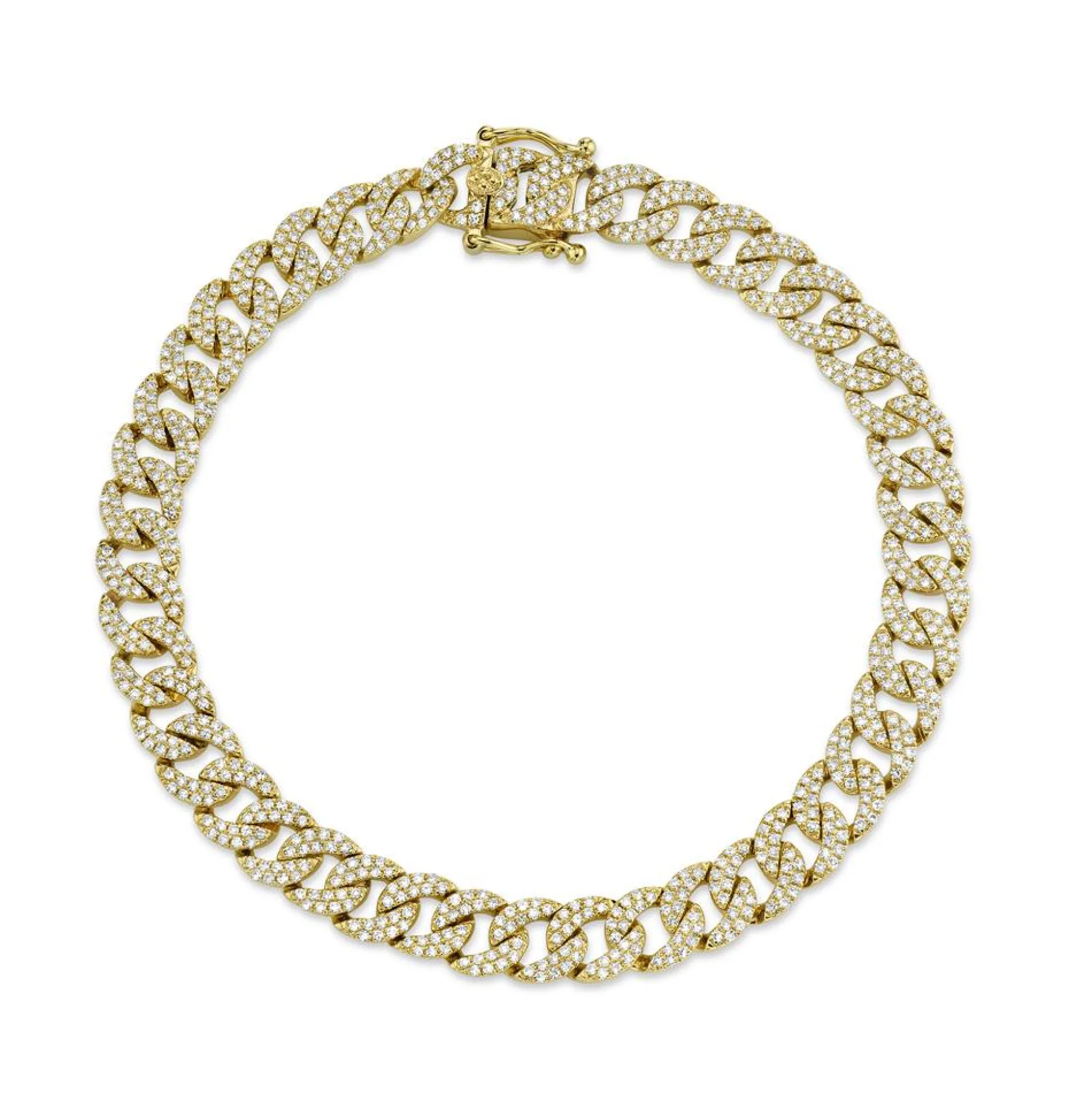 Havana 1.69 Ct. Diamond Pave Link Bracelet